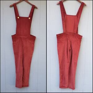 Blune Paris Burnt Orange Cordoruy Overalls Size 1